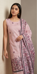 Purple Jamdani Suit