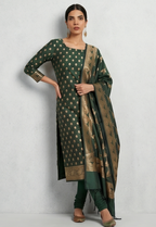 Mehndi Katan Silk Suit