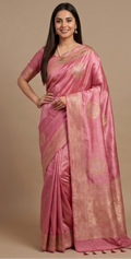 Baby Pink Designer Saree