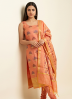 Orange Cotton Suit