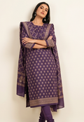 Purple Mulmul Cotton Suit