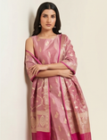 Pink Tissue Silk Suit