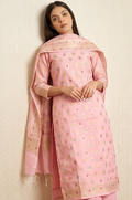 Cotton Pink Small booti suit