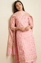 Cotton Pink Small booti suit
