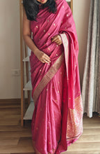 Designer Saree in Soft Butter Crepe with Elegant Drape & Rich Swarovski detailing