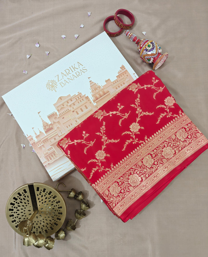 Royal Red Premium Silk Saree