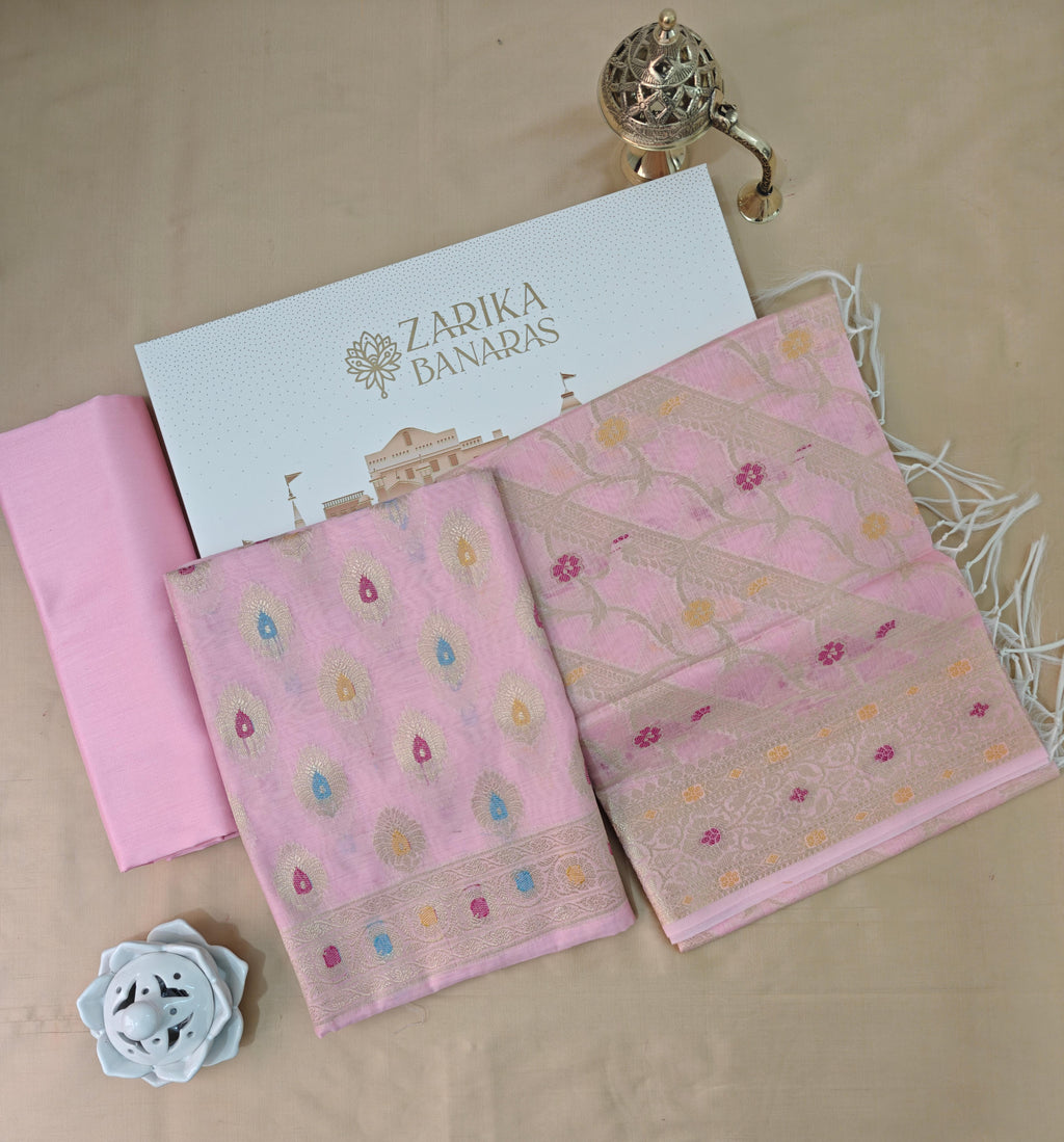 Cotton Pink Small booti suit