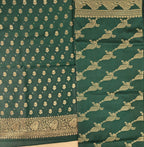 Mendhi Katan Silk 3-Piece Suit