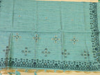 Dark Aqua Tussar Silk 3-Piece Suit – Elegant & Festive