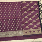 Maroon Katan Silk 3-Piece Suit