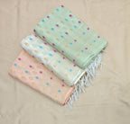 Mulmul cotton White Small booti suit