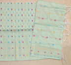 Mulmul cotton Pista Small booti suit