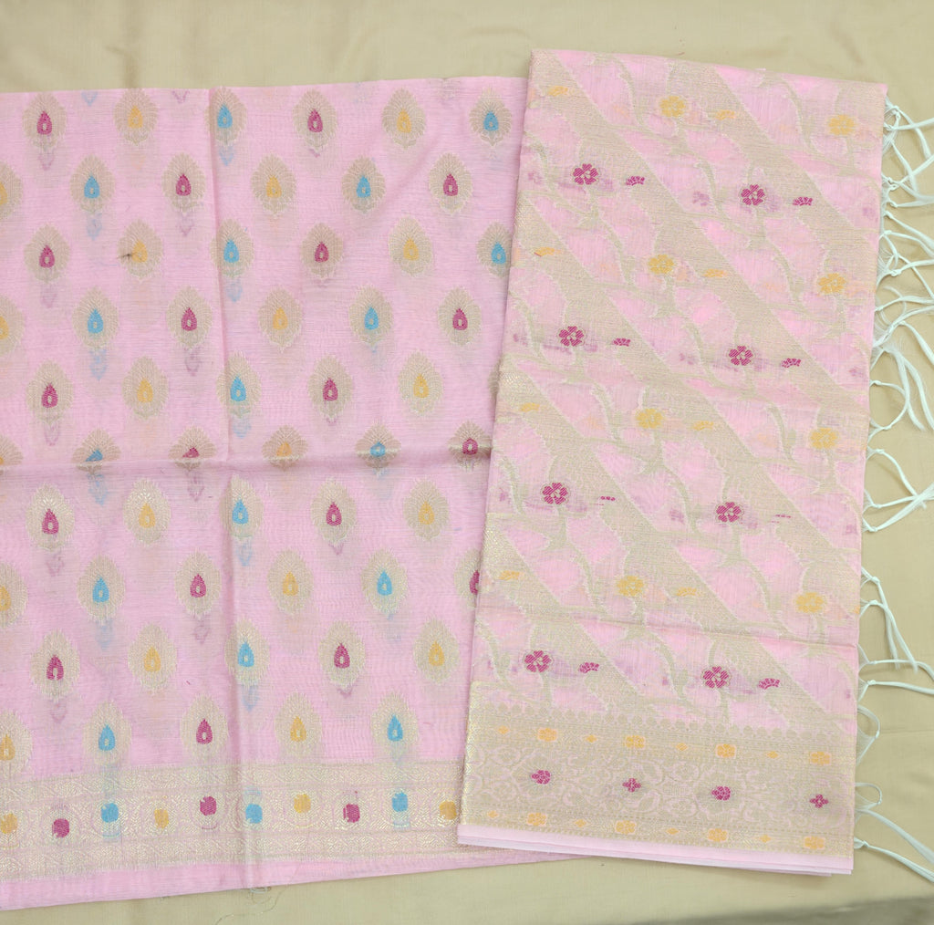 Cotton Pink Small booti suit