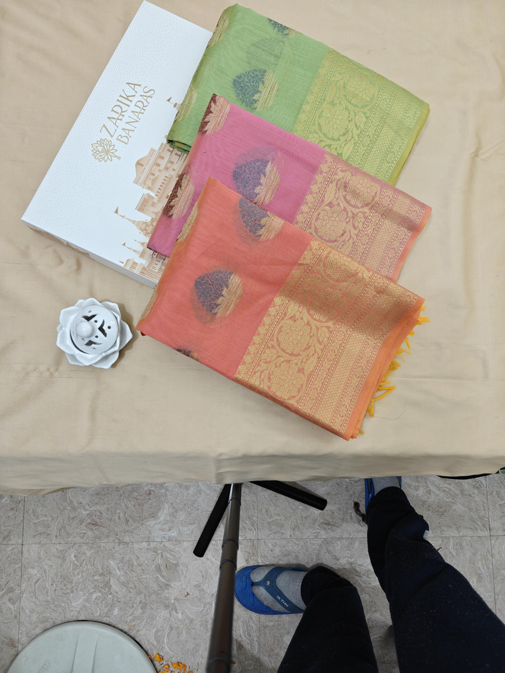 orange/pink/green 3-Piece Suit – Comfortable Summer Wear