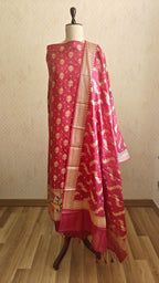 Berry Paithani Suit