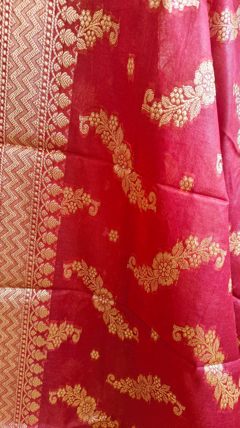 Berry Paithani Suit