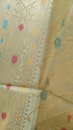 Mulmul cotton Pista Small booti suit