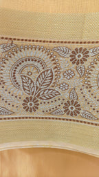 Elegant Mango Yellow Cotton 3-Piece Suit