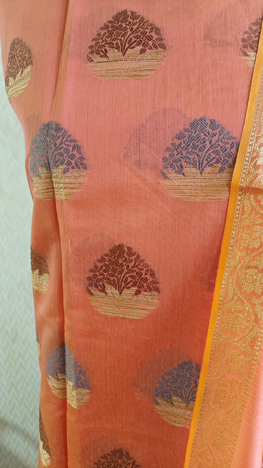 Orange 3-Piece Suit – Comfortable Summer Wear