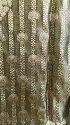 Mehndi Color Tissue Suit with Tissue Dupatta