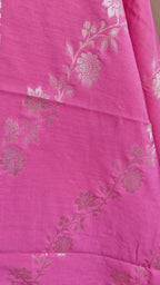 Soft Pink Mulmul Cotton 3-Piece Suit Set