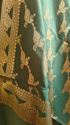 Mendhi Katan Silk 3-Piece Suit