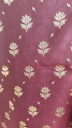 Maroon Katan Silk 3-Piece Suit