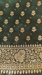 Mendhi Katan Silk 3-Piece Suit