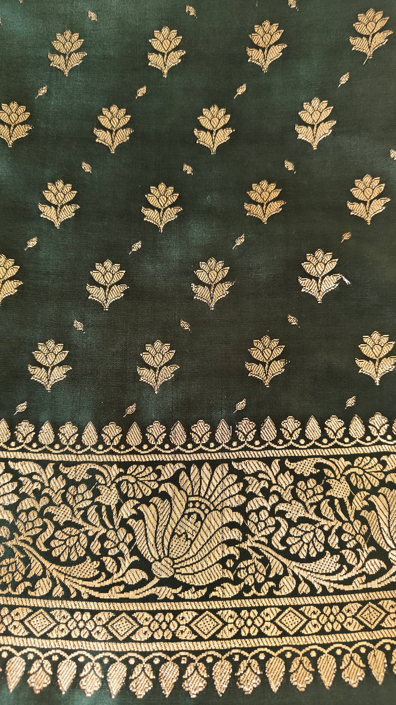 Mehndi Katan Silk Suit