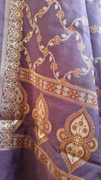 Soft Purple Mulmul Cotton 3-Piece Suit Set
