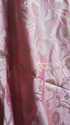 Banarasi Pink Silk Suit