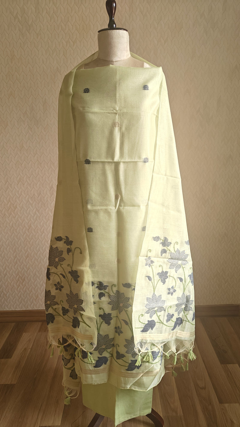 Parrot Green Tissue Suit