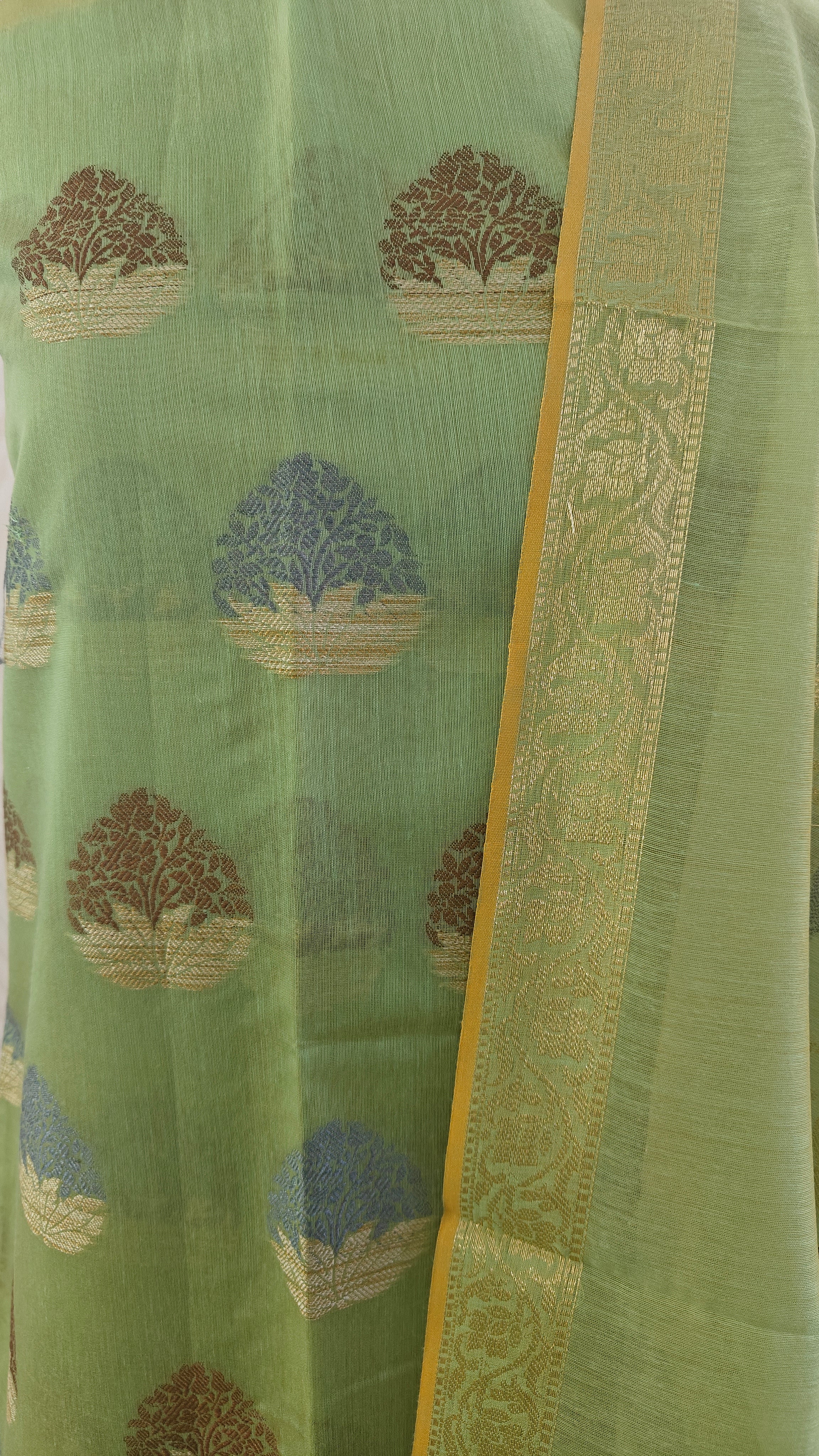 Light Green Cotton Suit