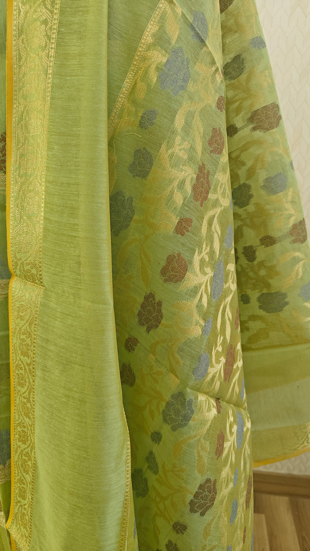 Light Green Cotton Suit