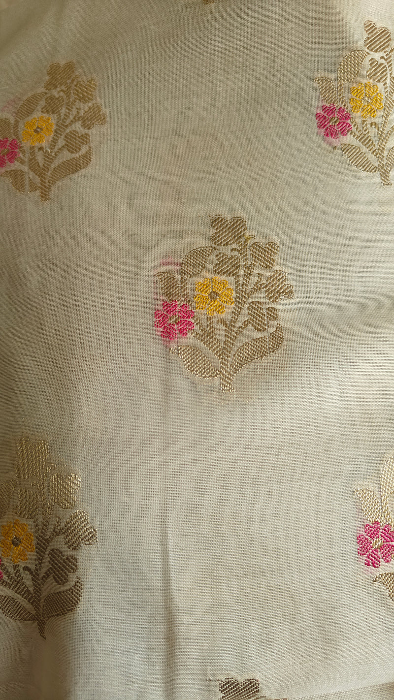 Pink Ivory Cotton Suit