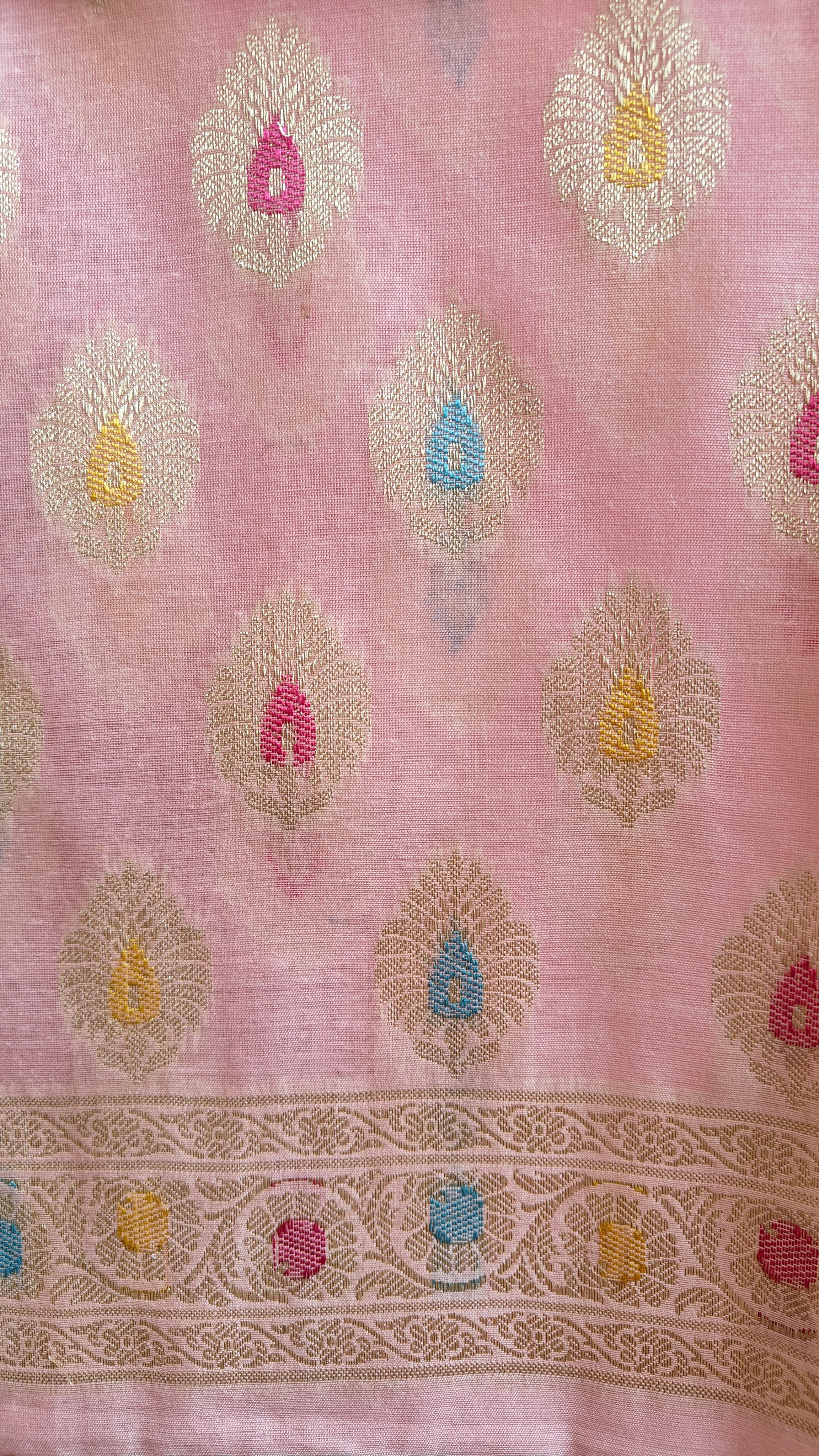 Cotton Pink Small booti suit
