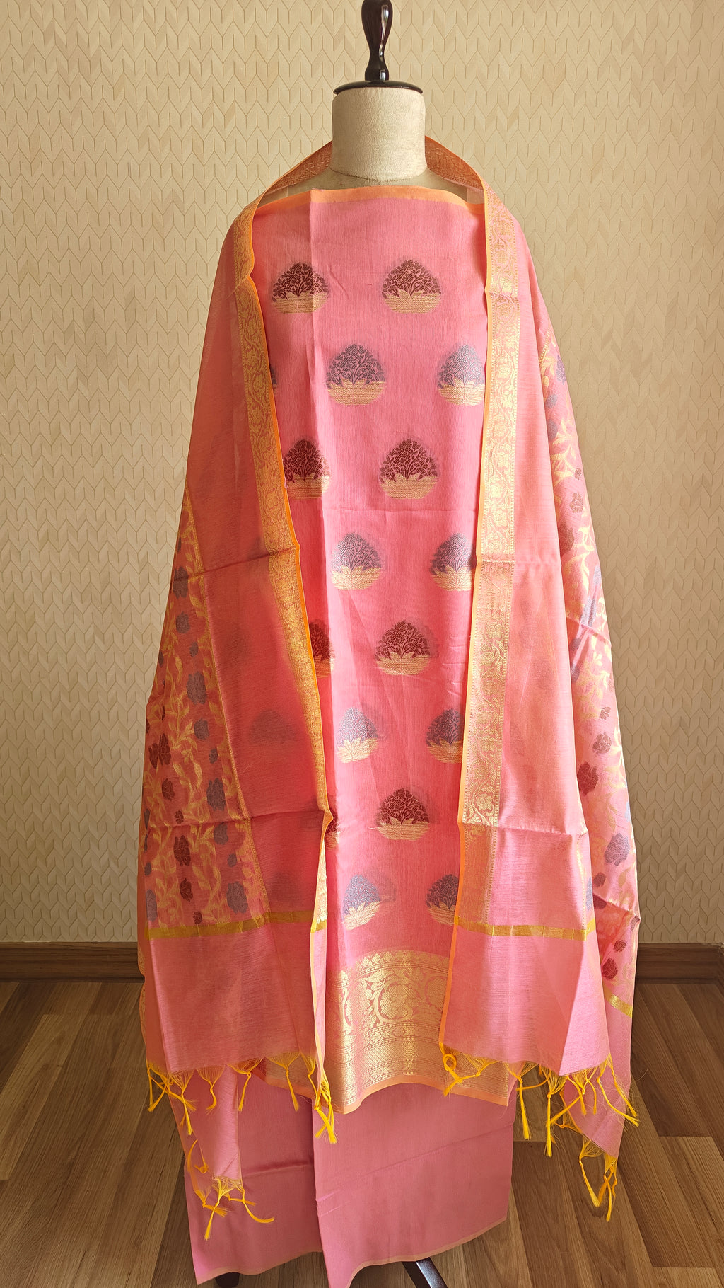 Pink Cotton Suit