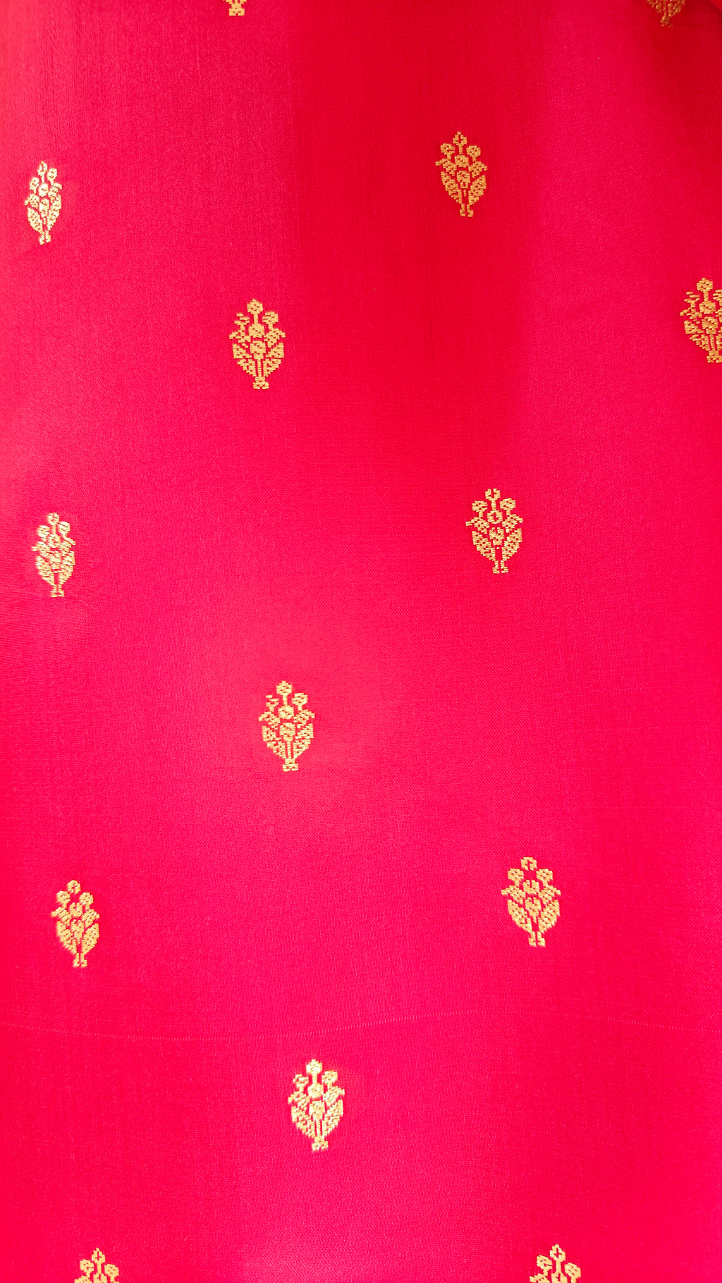 Premium Dark Pink Katan Silk Suit with Booti Work