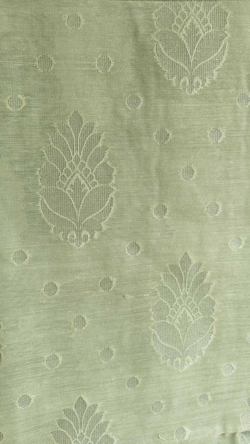 Pista Green Banarasi Linen Suit