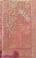 Designer Saree in Soft Butter Crepe with Elegant Drape & Rich Swarovski detailing