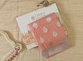 Coral Pink Organza Saree with Silver Zari Booti & Brocade Blouse