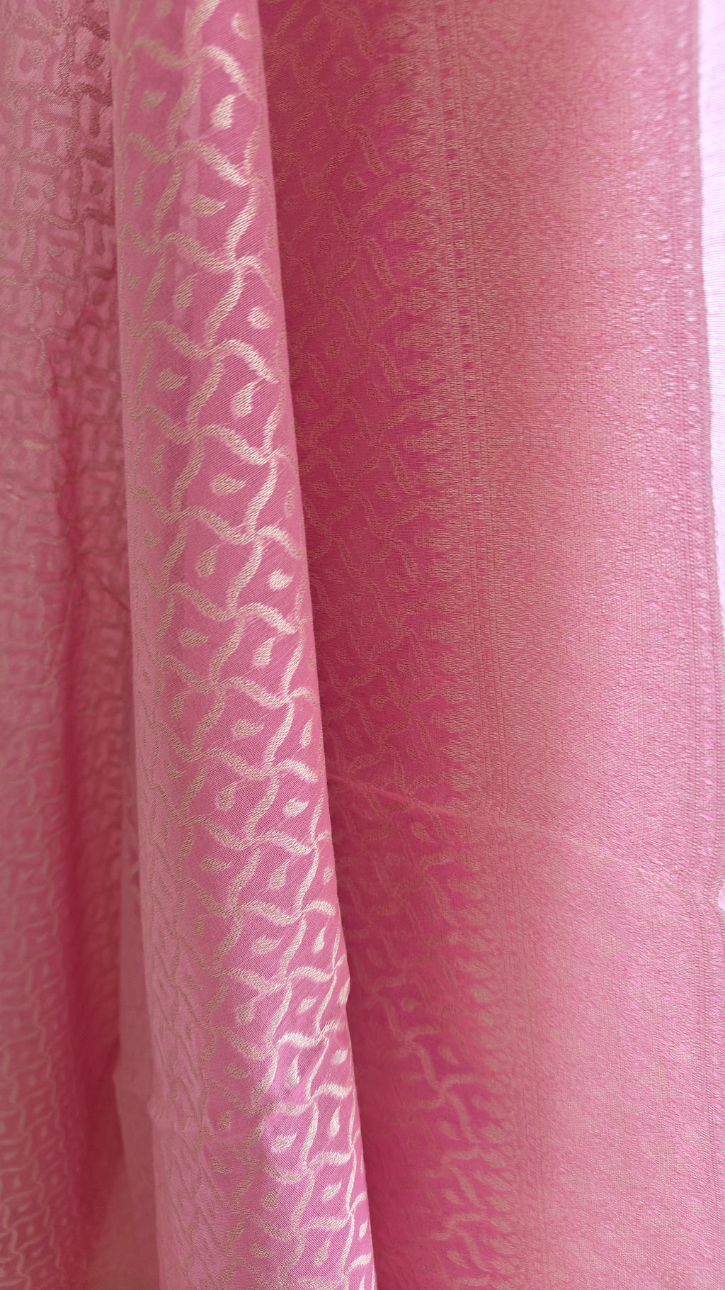 Light Pink Banarasi premium Linen Suit