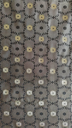 Grey Premium Banarasi Saree with Silver Zari Elegance
