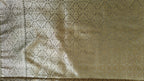 Grey Premium Banarasi Saree with Silver Zari Elegance