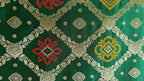 Green Banarasi Bandhej Saree