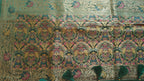 Dark Green Banarasi Silk Saree with Peacock Jaal Work