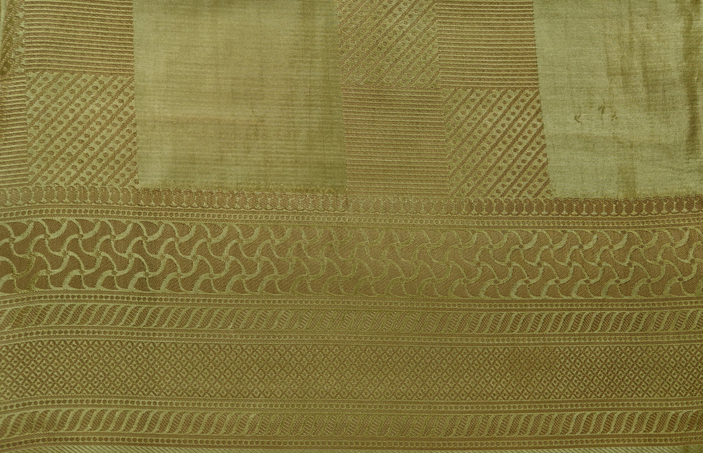 Neon Parrot Green Designer Saree with Shimmery Silk