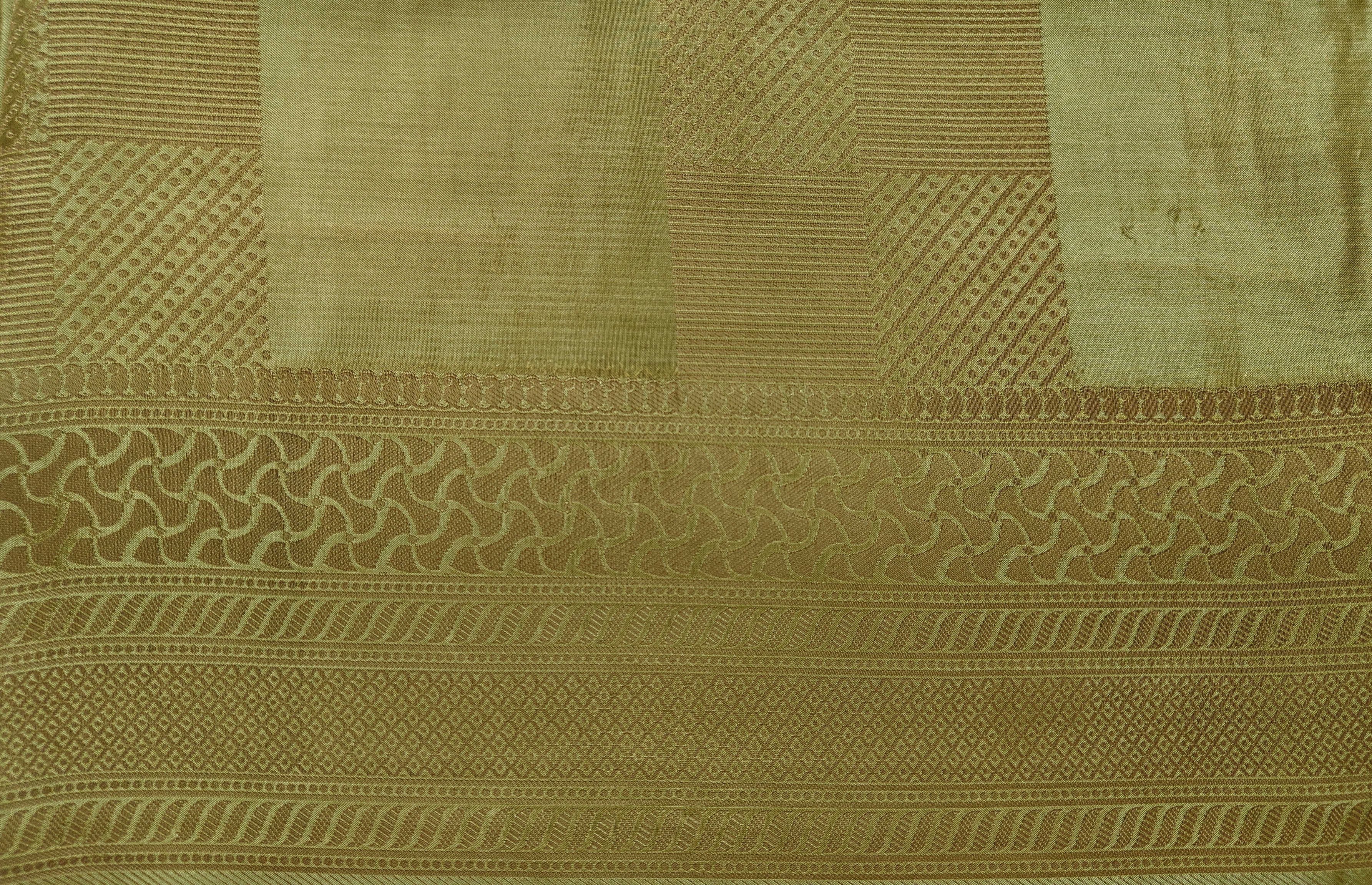 Neon Parrot Green Designer Saree with Shimmery Silk