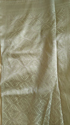Pastel green Tanchoi saree