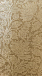 Golden Tissue Saree with Plain Zari Border